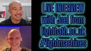 LIVE INTERVIEW with Joel, the creator of the Loom Light Machine meditation device 