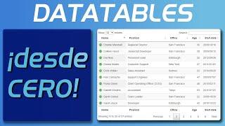 Datatables ¡Aprendé, desde cero!