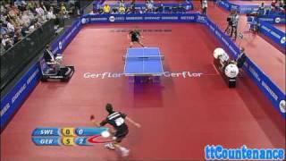 European Championships: Timo Boll-Pär Gerell