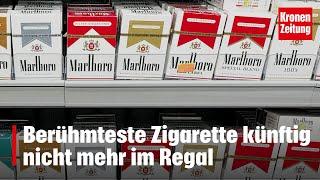 Berühmteste Zigarette künftig nicht mehr im Regal | krone.tv NEWS