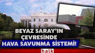 Beyaz Saray'ın çevresindeki binanın çatısında hava savunma füze sistemi görüntülendi!