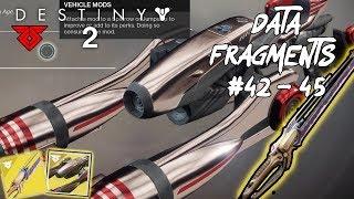 Destiny 2 Warmind Data Memory Fragments Locations #42 - #45 (Core Terminus, Star Wars Sparrow)