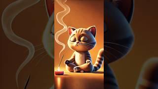 "Fluffy Yoga Master in Action!"#shorts #viralshorts