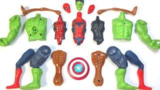 AVENGERS SUPERHERO TOYS - SPIDER-MAN, DEADPOOL, HULK SMASH, SIREN HEAD ~ MARVEL AVENGERS TOYS