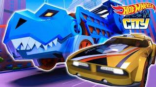  Sophia baut einen Dino-Trägerwagen  Kids Cartoon | Hot Wheels City @HotWheelsDeutschland