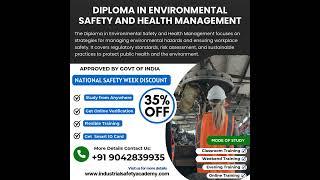 Diploma in Environmental Safety & Health Management Course - Industrial Safety Academy