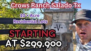 Salado Tx's BEST Kept Secret: 10+ Acre Lots for Sale