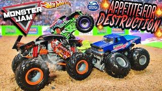 MONSTER JAM! Toy Diecast Monster Truck Racing! (Appetite For Destruction)