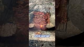 BEEF SHORT RIBS ON THE PRIMITIVE-ish GRILL!! #food #nature #cooking #beef #pnw #wildlife #outdoors