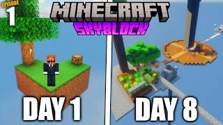 I Started Minecraft SKYBLOCK AGAIN!!!