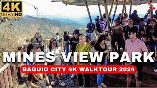 [4K] TOP Tourist Spot & Pasalubong Market | Mines View Park Baguio City | Philippines 2024