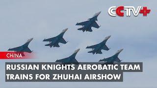 Russian Knights Aerobatic Team Trains for Zhuhai Airshow