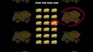 Find the odd one out challenge| 99 percent don't get it. #games #shorts