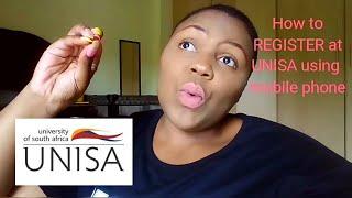 Princess Yanja | How to REGISTER at UNISA using a mobile phone | #UNISA