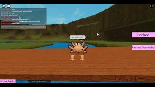 Roblox Axolotl RP hole showcase.