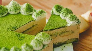 Matcha Latte Tiramisu｜No-Bake Recipe｜Ohyoo Cooking