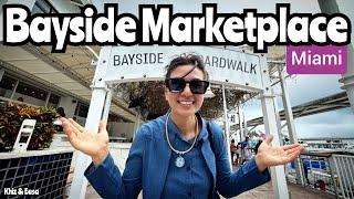 Free Things to do in Miami - Explore Bayside Marketplace (Cruise Port Activity) #travel #miami ​⁠