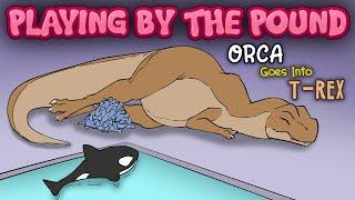 Playing by the Pound | Orca Goes Into T-Rex - Dino Kindly Feeds Whale with No Ulterior Motives, Nope