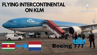 TRIP REPORT | KLM Royal Dutch Airlines - 777-300ER | Paramaribo - Amsterdam | Business | RoopramAv