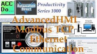 Productivity 1000 Series PLC AdvancedHMI Modbus TCP