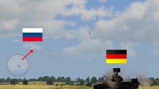 German Gepard Shoots Down Russian Aircraft/Military Simulation