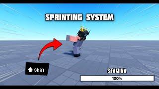 How to Create a PROFESSIONAL SPRINT and STAMINA System in ROBLOX? - With Settings and GUI [Tutorial]