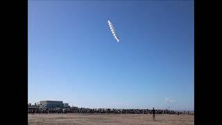 South Padre Island Texas SPI Kite Fest 2023 Connor Doran 8 kites performance