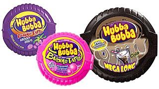 Hubba Bubba Bubble Tape Cola Mega Long Awesome Original Gushing Grape - Candy Unboxing