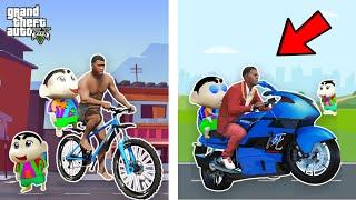 GTA 5 : Franklin And Shinchan Change Their Poor Life To Rich Life In GTA 5!