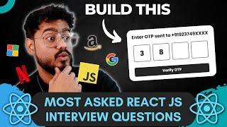 React JS Interview Questions ( OTP Login ) - Frontend Machine Coding Interview Experience