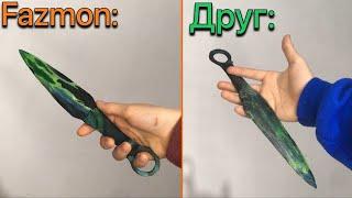 ДРУГ КРАФТИТ| Делаем ножи KUNAI POISON