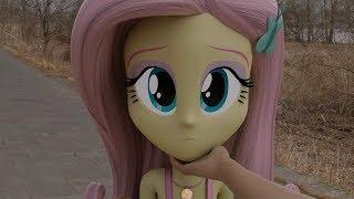 Meeting Fluttershy in Real World! 3D Animation