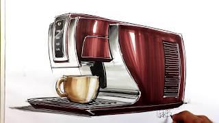 product sketch- coffee maker 2