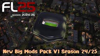 New Big Mods Pack V1 Season 24/25 - Football Life 2025