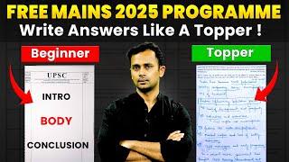 UPSC Mains Preparation Strategy 2025 | UPSC Mains Answer Writing Like A Topper