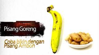 Cara bikin pisang ambon goreng kremes dan tepung pisang gampang