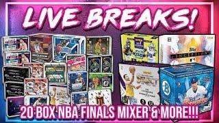 SATURDAY NIGHT BREAKS!! | 20 Box NBA Finale + Sapphire & Inception + Select & More (RGL 4258-4269_