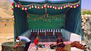 Sewing Canopy Cushions & Completing Ibrahim's Unfinished Projects with Soghra