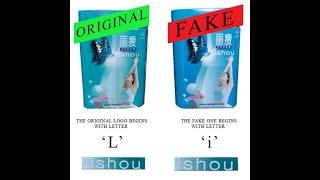 FAKE VERSUS ORIGINAL LISHOU SLIMMING SOFTGEL