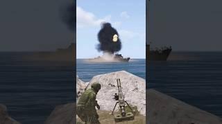 Fast Mortar Technique to Sink Enemy Warships Easily || Ep.438 #yearofyou #arma3 #shorts