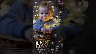 Baby Birthday with photo   | MixBitz App