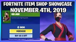 RED JADE IS BACK! (Fortnite Item Shop 4th November)