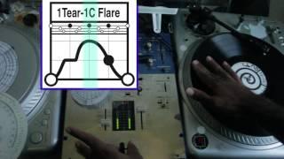 1Tear-1C Flare Skratch :: TTM Tutorial using AhhFreakOut (4 søunds) :: 1C Flare-Tear Hybrids pt.1