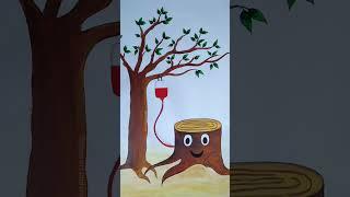 Save tree save world #rifanaartandcraft #youtubeshorts #shortvideo #rifanaart #savetreessavelife