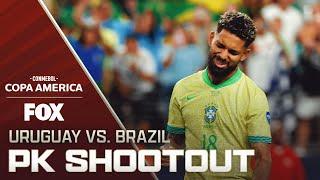 Uruguay vs. Brazil: Full penalty shootout | Quarterfinals | Copa América 2024