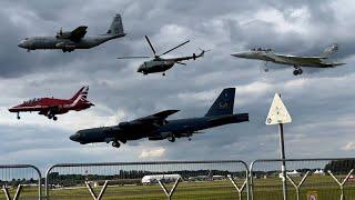 Compilation of RIAT 2024 arrivals