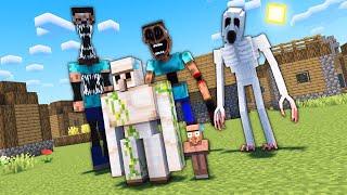 When Iron Golem Saves Minecraft Villager!