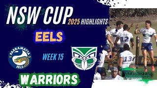 NZ Warriors v Eels | NSW Cup 2025 | Rd 15 HIGHLIGHTS