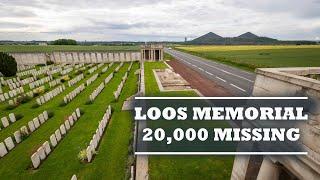 The Thousands of MISSING Men from The Battle of Loos : The Loos Memorial at Dud Corner Cemetery