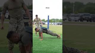 U.S. Marine vs U.S. Army Who can push-up with the most weight challenge. #shorts #youtubeshorts